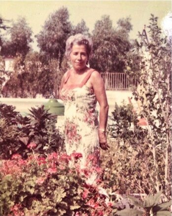Lorenza’s grandmother Aurelia in Northern Italy in 1965.