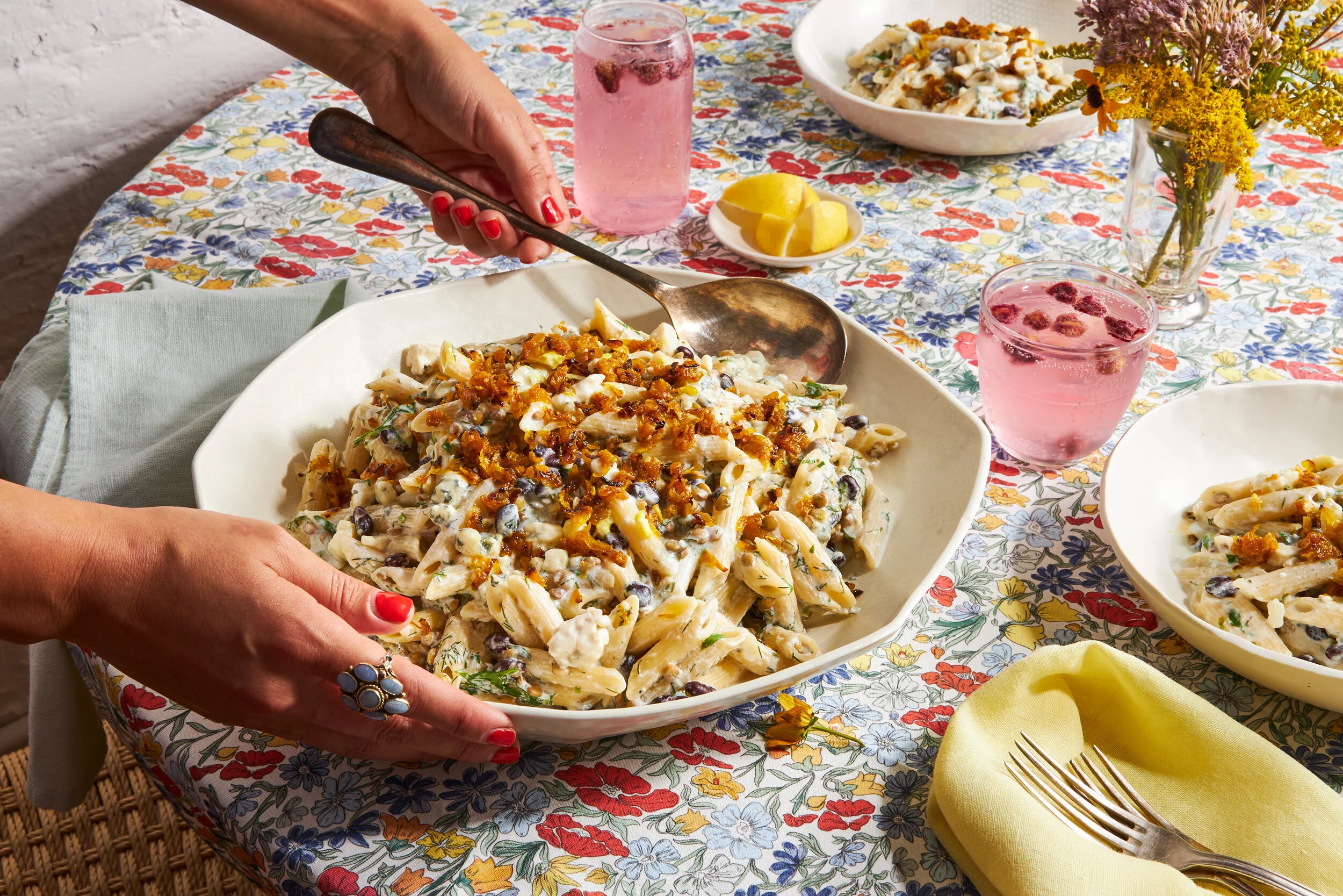 The Shavuot Pasta on the Laundry Line