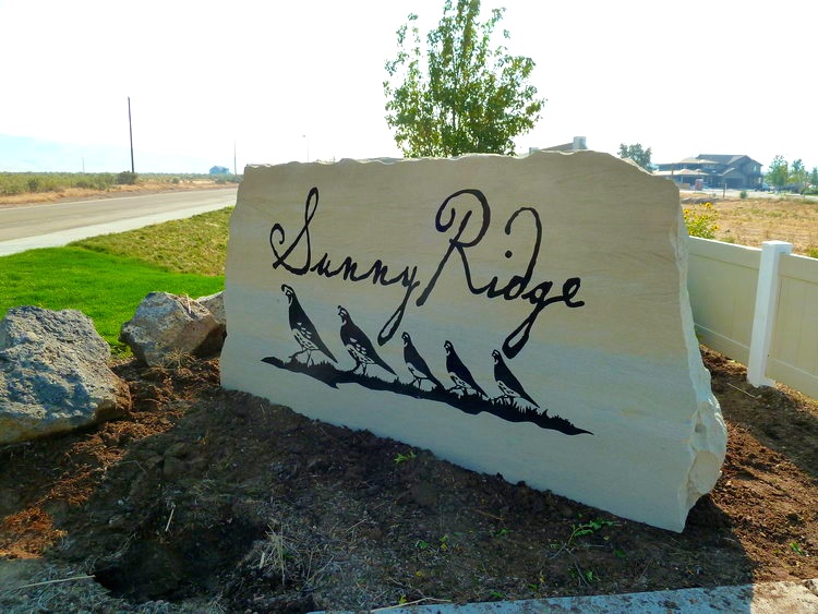 Subdivision Entrance Sign