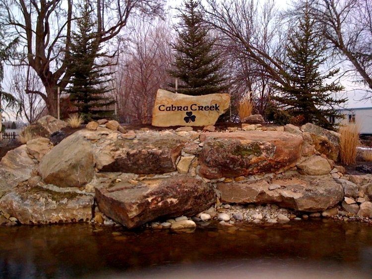 Subdivision Entrance Sign