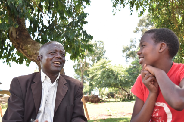 Naomi, a Network for Excellence student, and her father. They’ve built a close relationship since she first started at KCE as a fourth grader. She will graduate from high school in 2017.