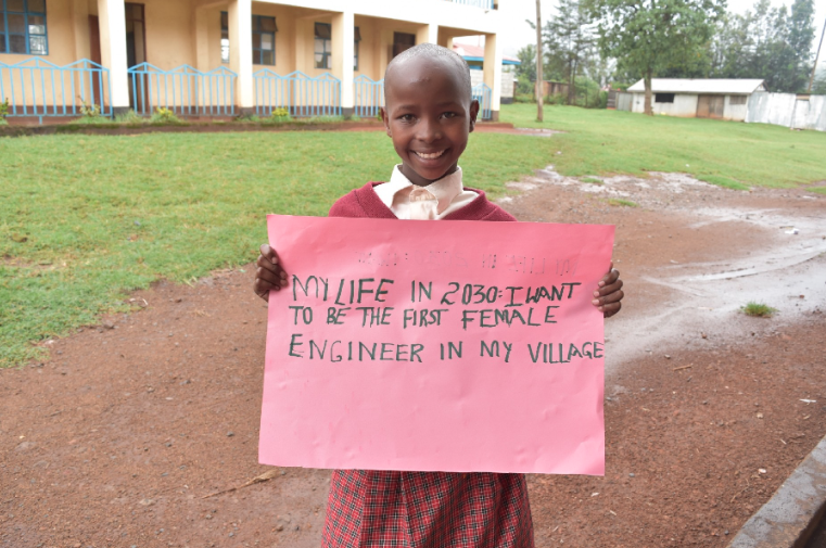 One of our girls declares her big dreams for 2030