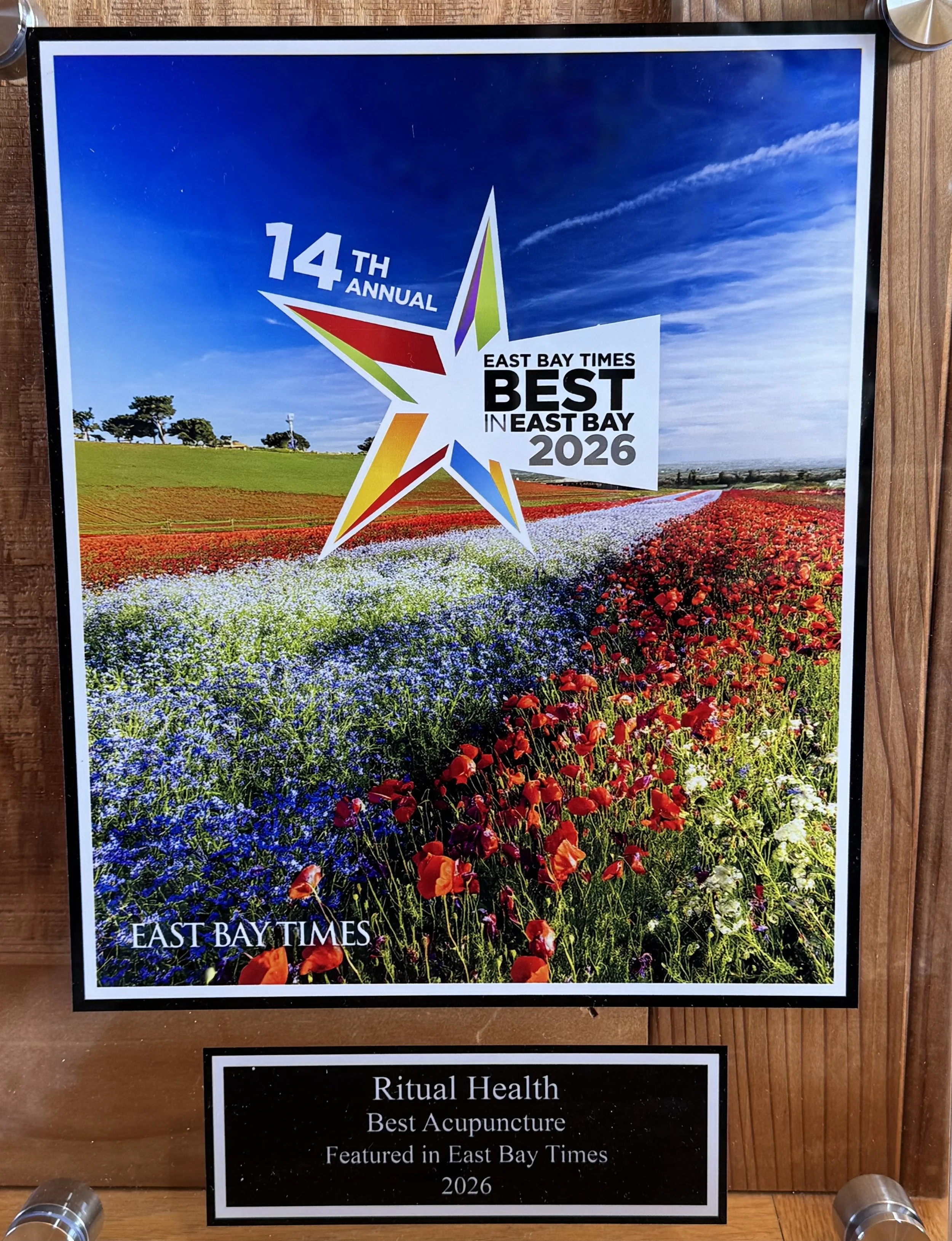 Ritual Health Wins Best of the East Bay, again!