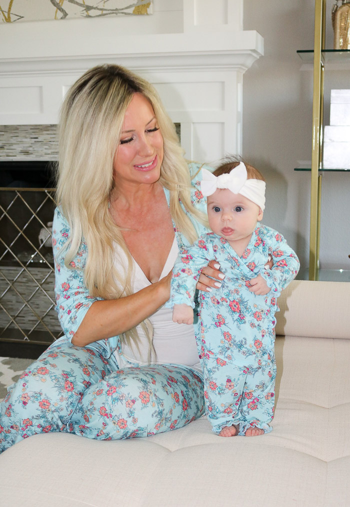 Matching Mommy and Baby Pajamas with Everly Grey and Baby Grey PJs — Live  Love Blank