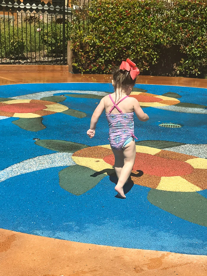 Baby bums...loved this splash pad here...this kept Hartley soooo busy, and we had fun with it.