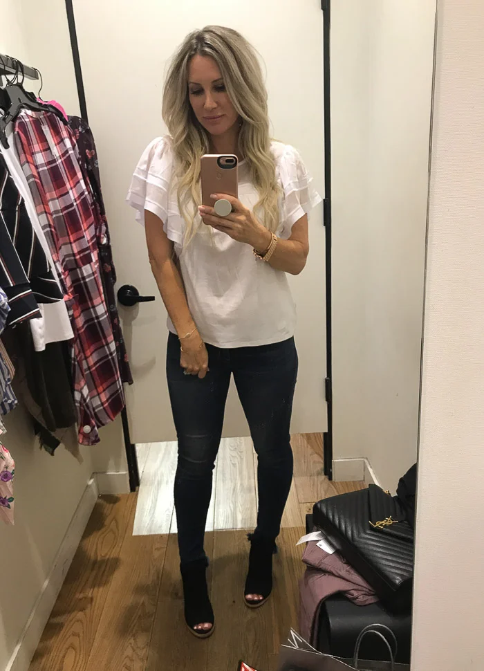 Live Love Blank Try On session Series With Express Clothing Fall Styles