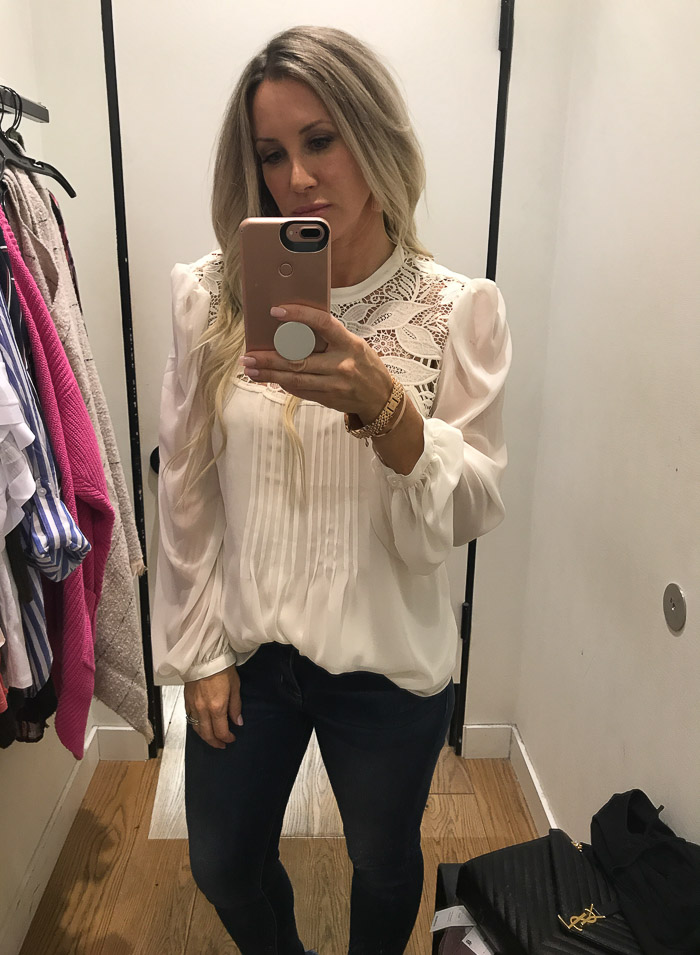 Live Love Blank Try On session Series With Express Clothing Fall Styles