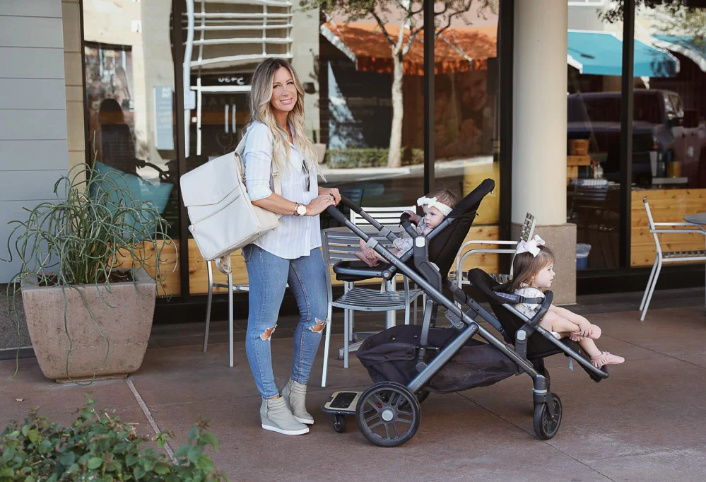 freshly picked diaper bag in birch