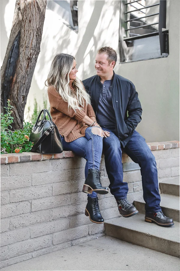 Live Love Blank, Fashion Lifestyle Blogger, The 5 Things We Do To Keep Our Marriage a Priority, Post Children, and How We Stay Connected and Madly in Love  Zappos and Clark Boots His and Hers