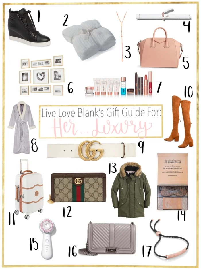 Gift Guide For HER...Luxury Ideas...Holiday 2018
