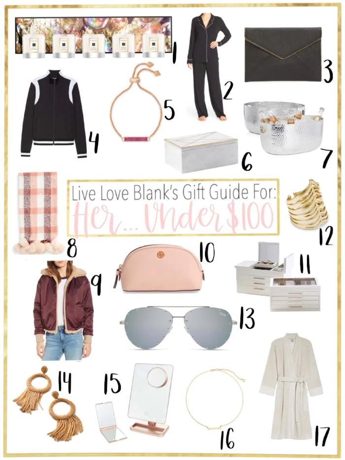 Gift Guide For HER...Under $100...Holiday 2018