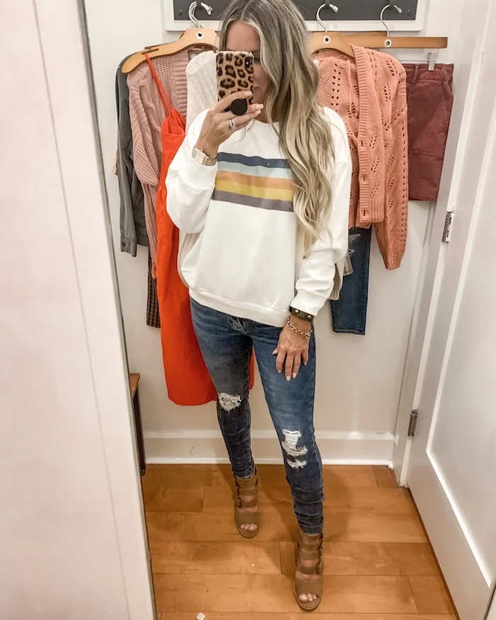 liveloveblank.com , An Afternoon At Desert Ridge Marketplace...Fav Picks From DSW and American Eagle, and lunch at Nekter...Such a Great Day, American Eagle Try On haul, phoenix Arizona blogger , style blog, fashion over 30 40, style blog mom blogge…