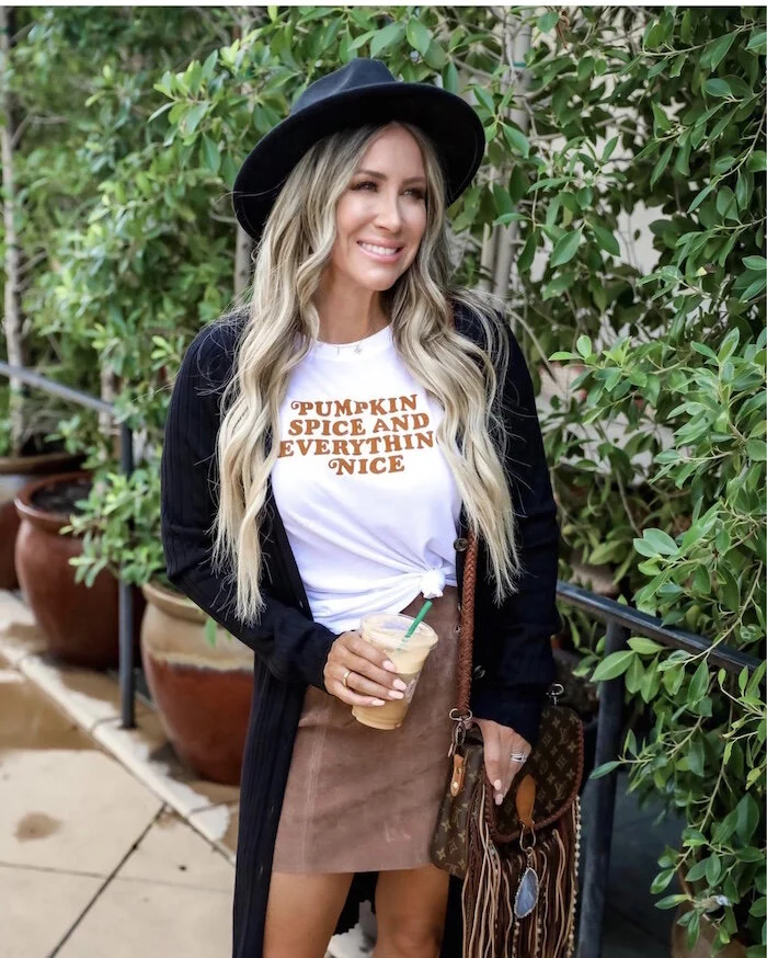 Fall Fashion outfit featured by top US fashion blog,  Live Love Blank