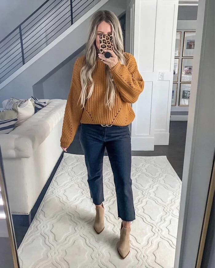 Fall Fashion outfit featured by top US fashion blog,  Live Love Blank