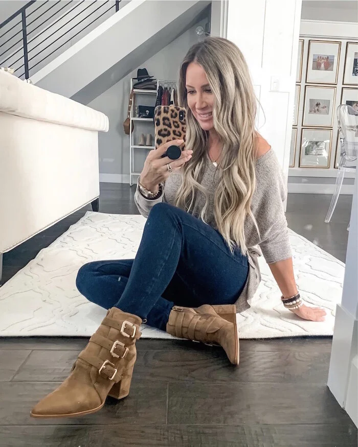 Fall Fashion outfit featured by top US fashion blog,  Live Love Blank