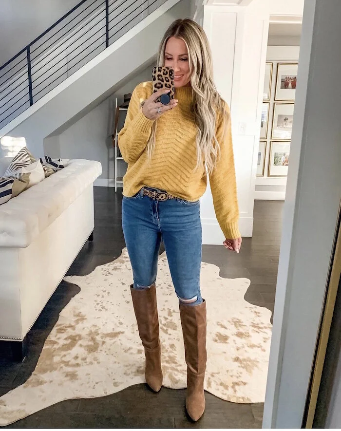 Fall Fashion look featured by top US fashion blog,  Live Love Blank
