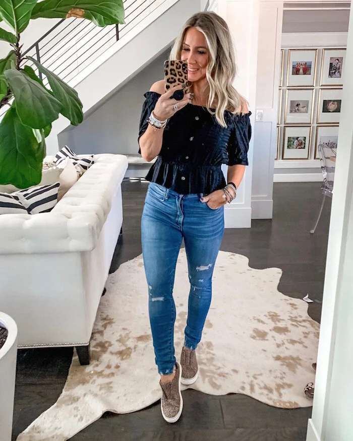 express try on haul featured by top Scottsdale fashion blog, Live Love Blank