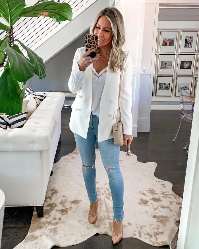 express try on haul featured by top Scottsdale fashion blog, Live Love Blank
