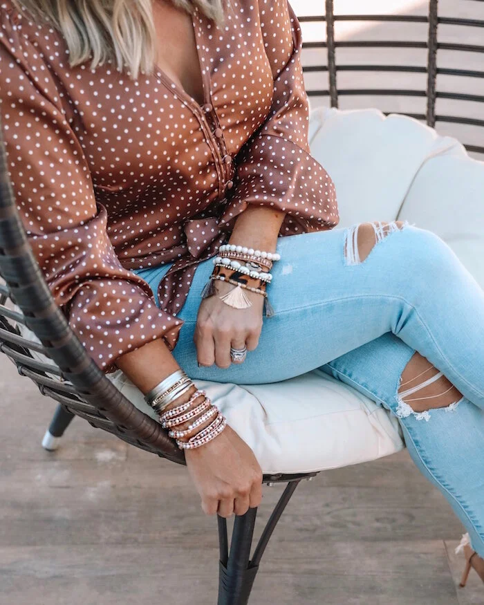 Neutral VICTORIA EMERSON Bracelets For Spring featured by top Scottsdale fashion blog, Live Love Blank.