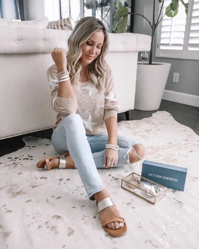 Victoria Emerson Neutral Gift Box: 5 Victoria Emerson Bracelets for $69.99 
