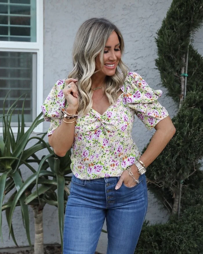 SPRING Statement Tops With Express featured by top Scottsdale fashion blog, Live Love Blank