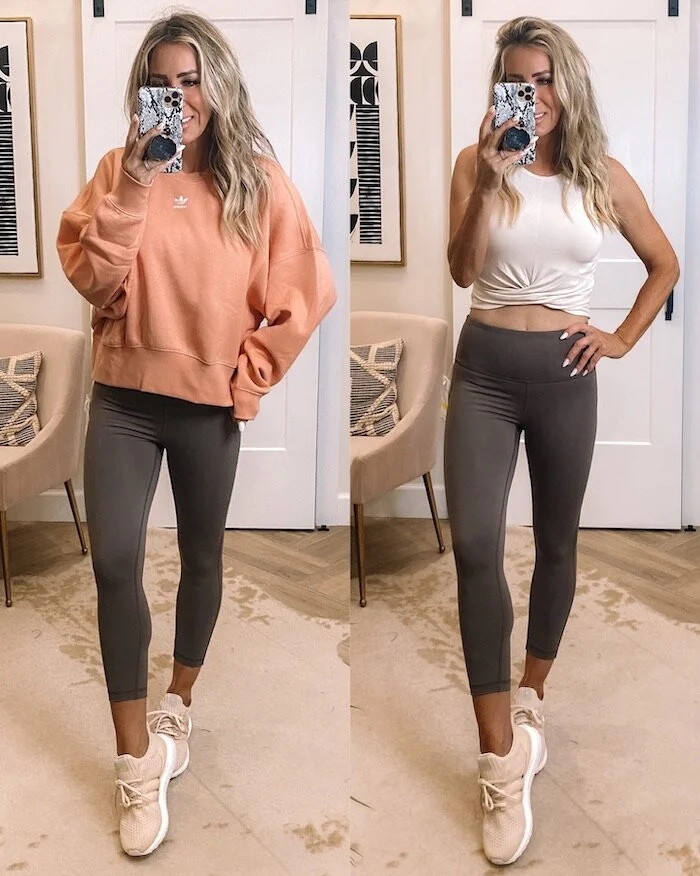 Nordstrom Anniversary Sale 2021: 21 SpanX Leggings Outfit Ideas featured by top Scottsdale fashion blogger, Live Love Blank