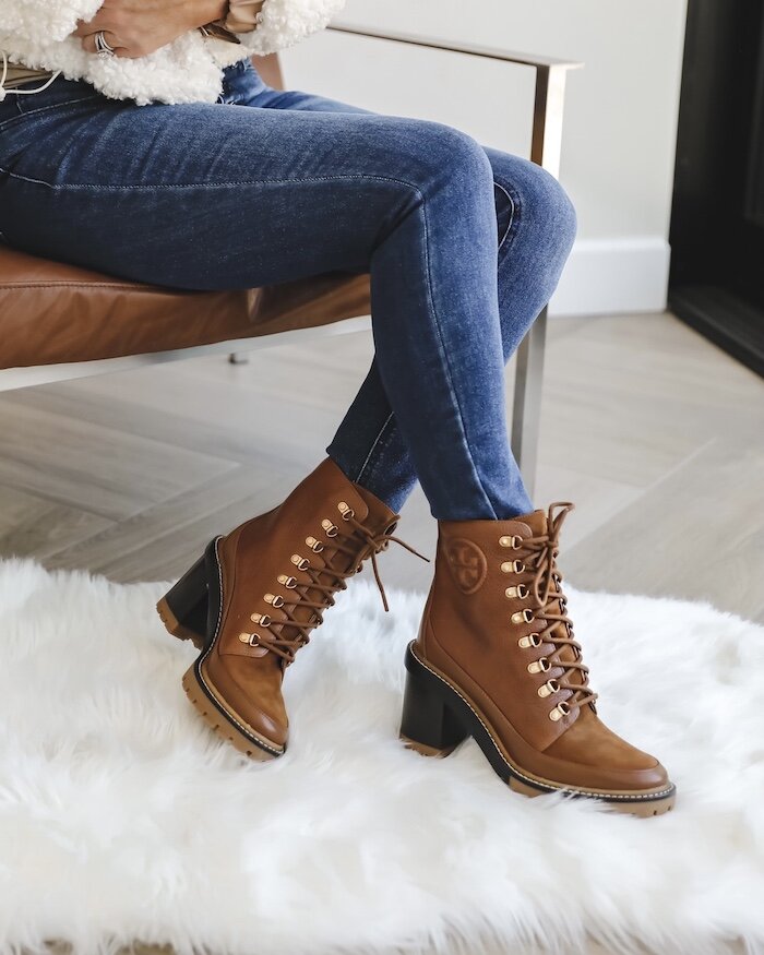 Favorite Statement Boots for Fall tory burch lug boots, style blog, shoe lover liveloveblank at Nordstrom