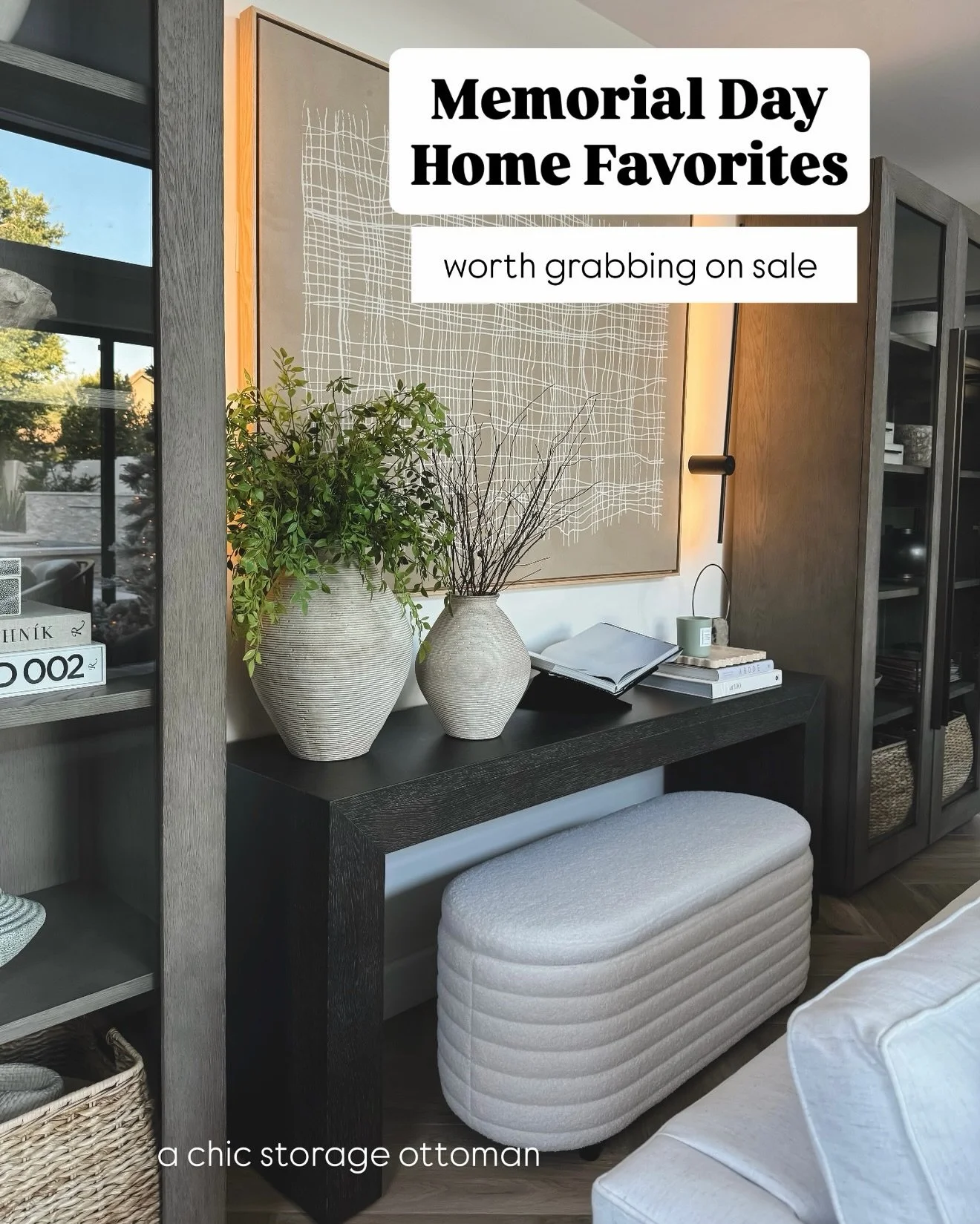 The pieces that made our house feel like home 🤍 
Even better&hellip;many are currently on sale for Memorial Day✨

🪴Comment HOME to receive a link to shop 
(Must be following me first, for it to send&hellip;Otherwise&hellip;click link in bio)

https