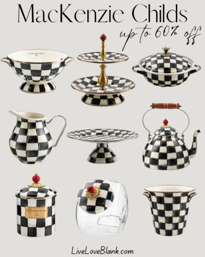 MacKenzieChilds Barn Sale up to 60 off — Live Love Blank