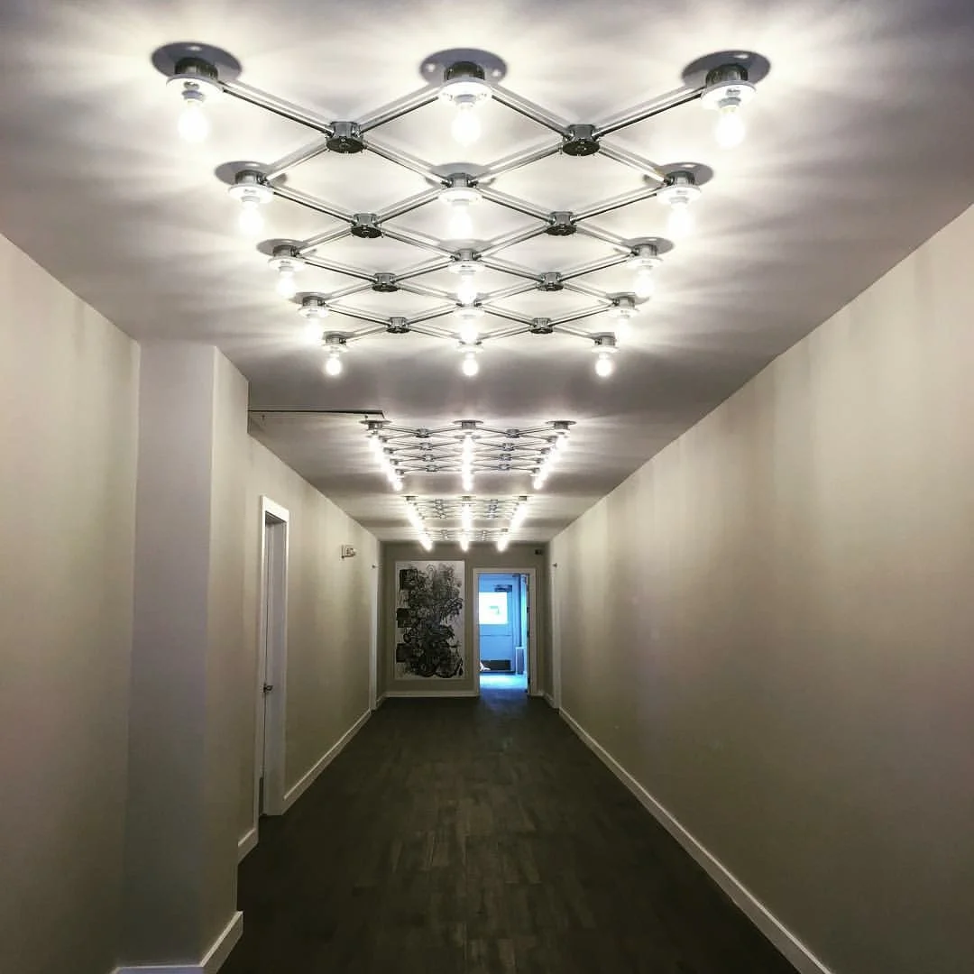 Flush Mount Grid Lights