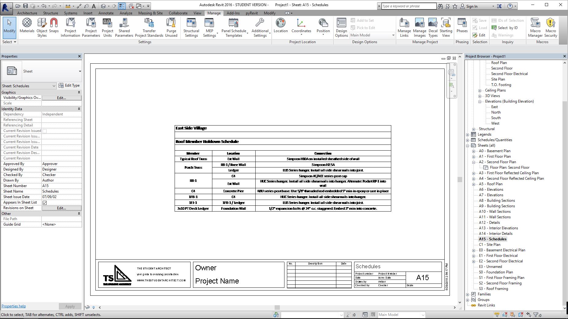 revit excel