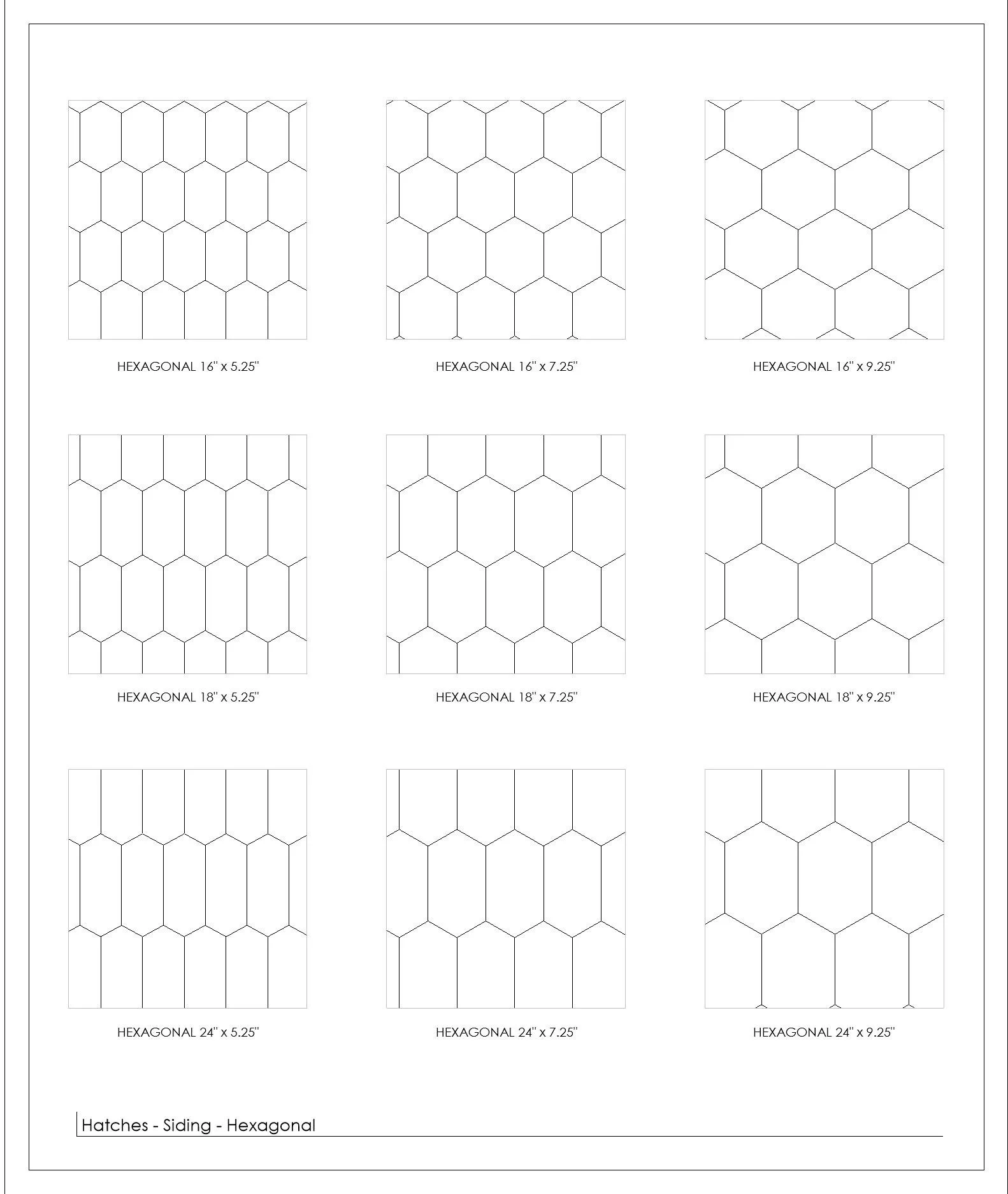 Hatch Patterns - Sheet - A1-26 - Siding - Hexagonal.jpg