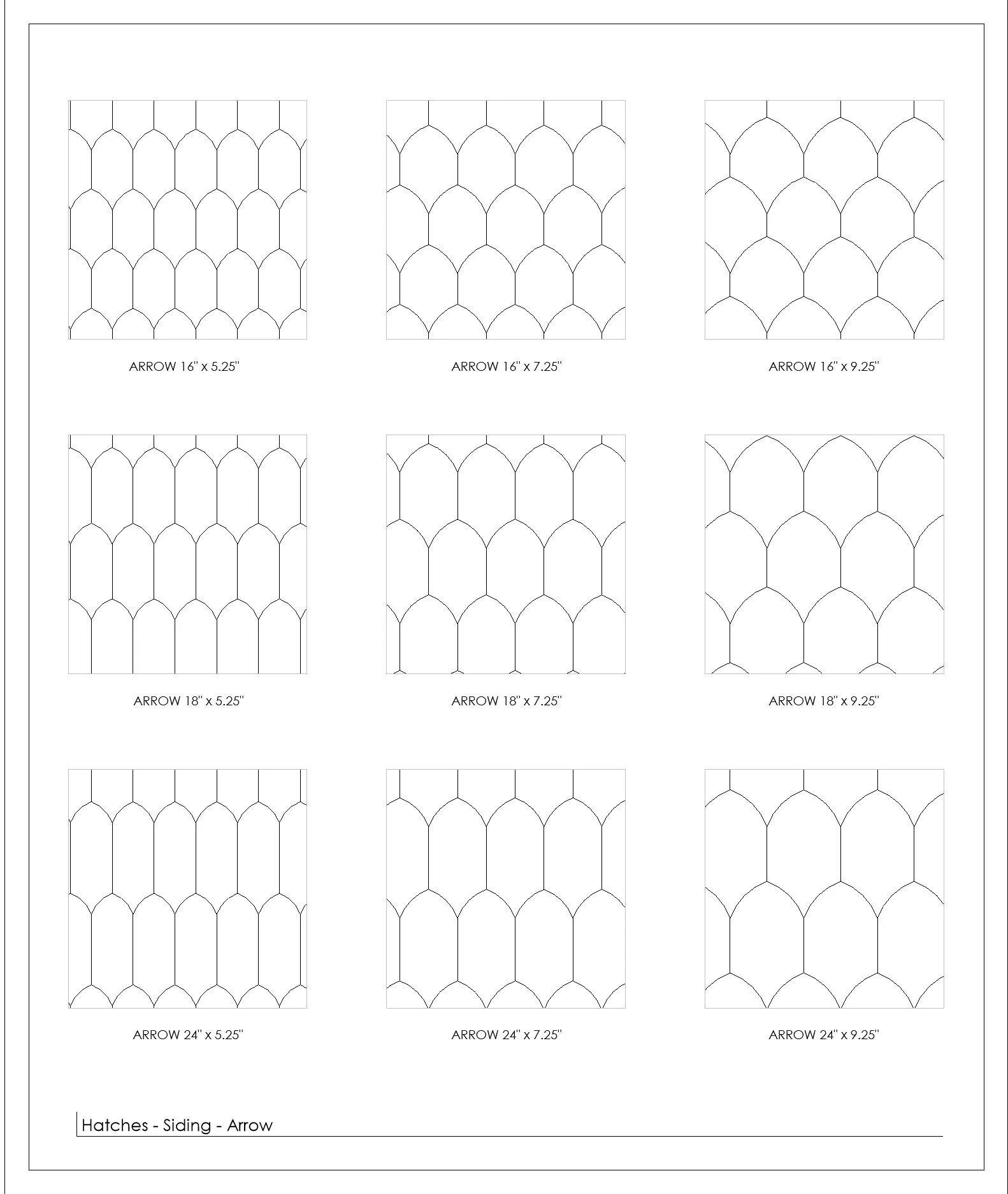 Hatch Patterns - Sheet - A1-22 - Siding - Arrow.jpg