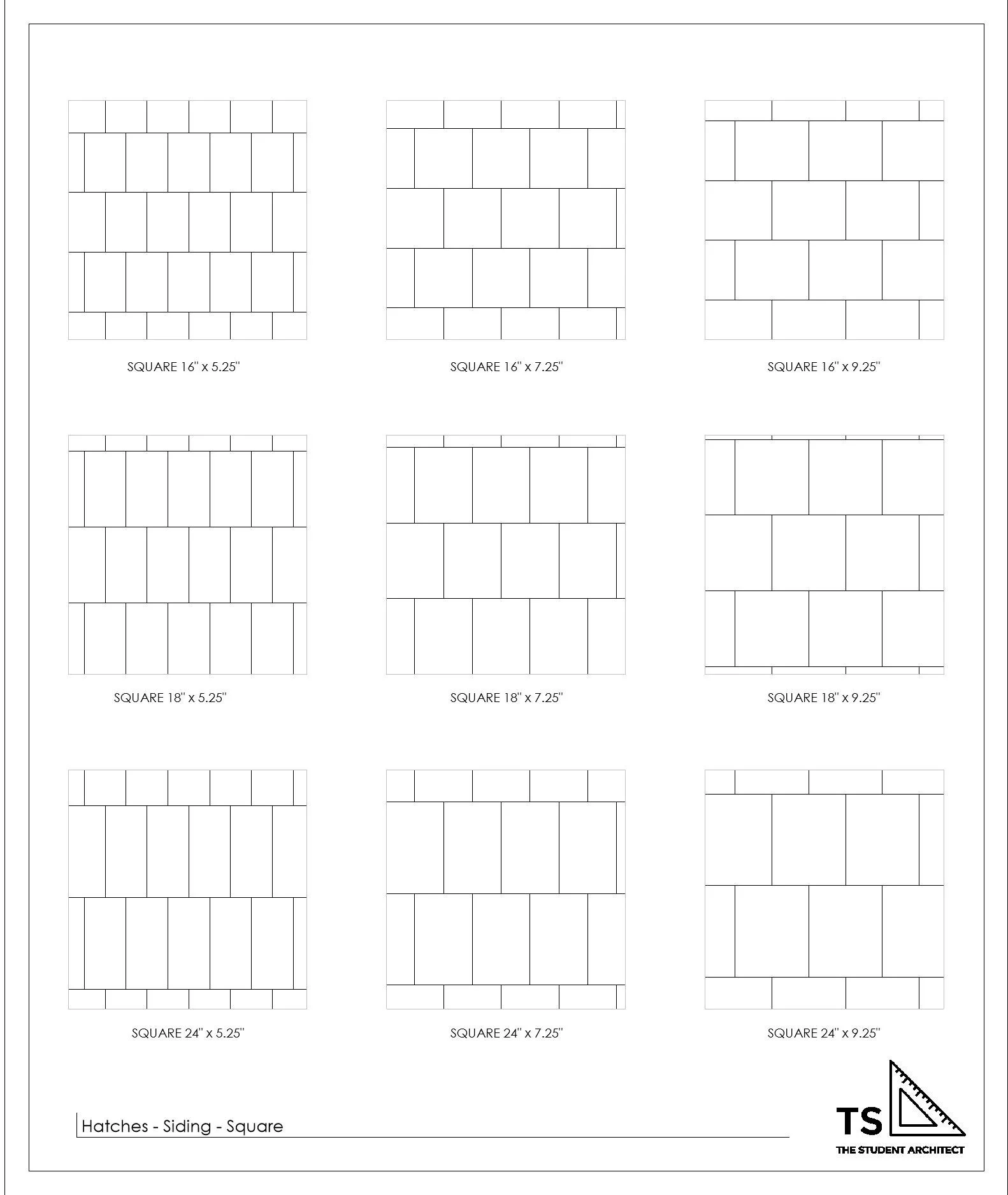 Hatch Patterns - Sheet - A1-29 - Siding - Square.jpg