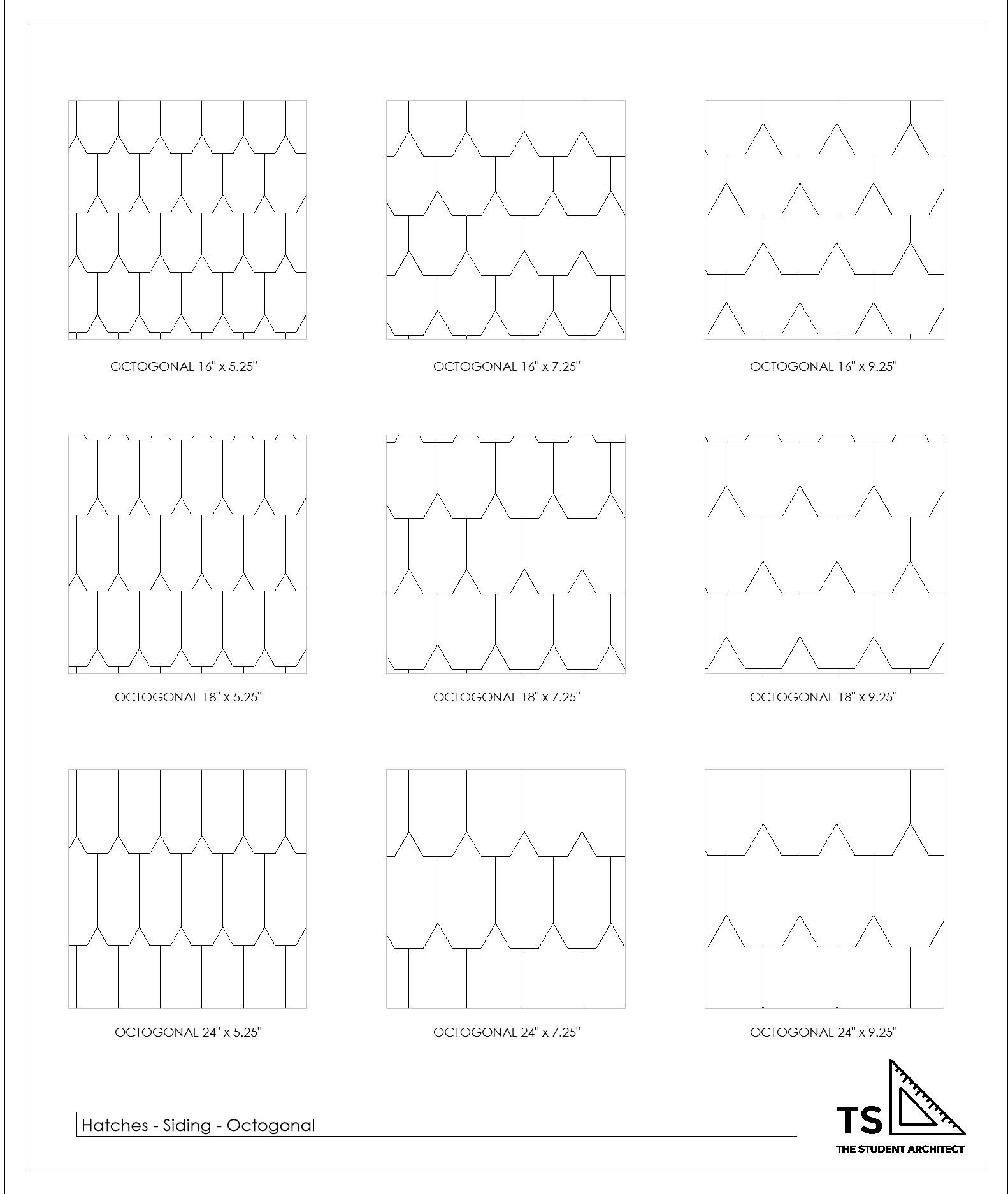 Hatch Patterns - Sheet - A1-27 - Siding - Octogonal.jpg