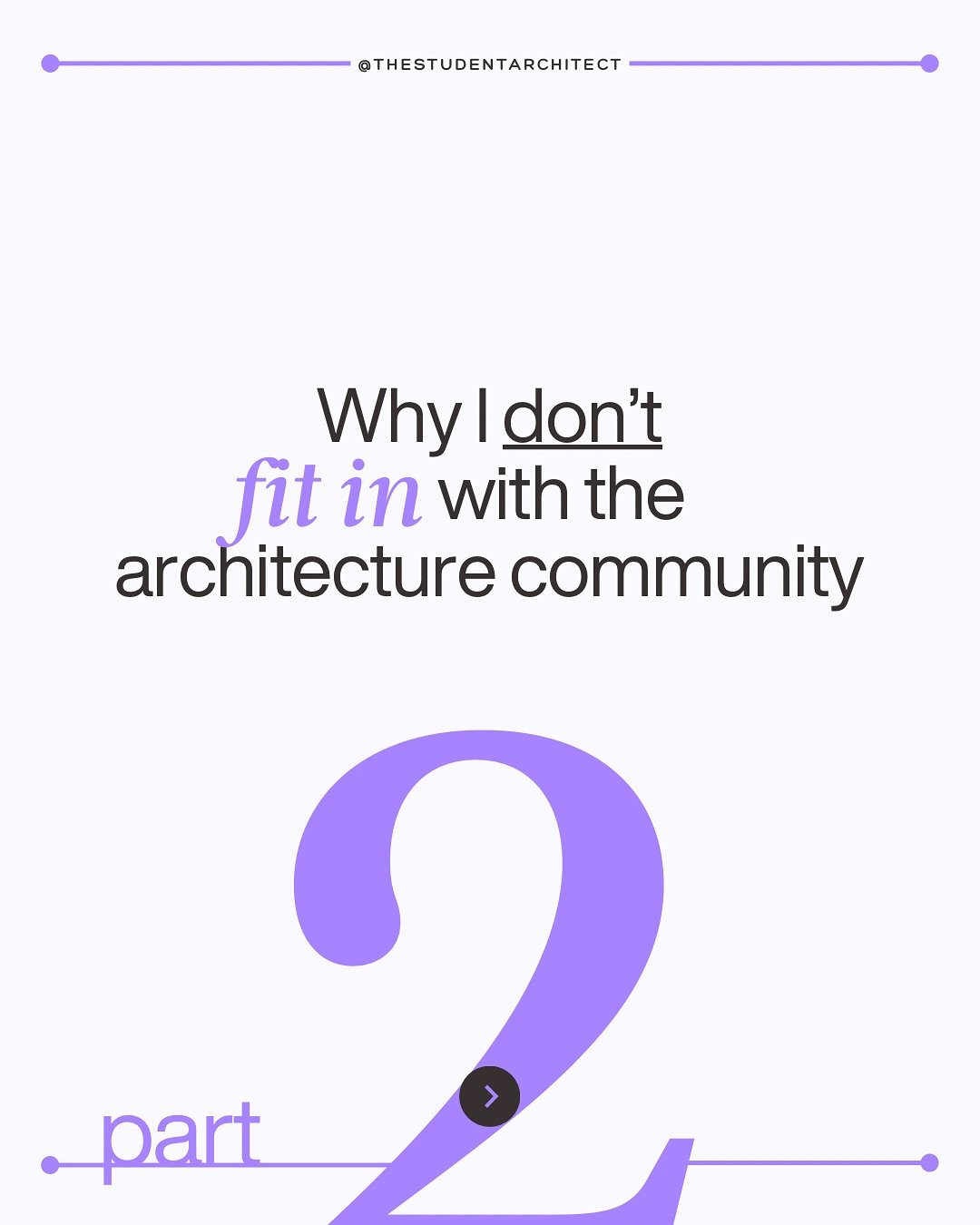 This one is really scary to share&hellip;
(but that&rsquo;s kind of the point of this series).

I&rsquo;ve spent years feeling like my personality doesn&rsquo;t fit in the architecture world.

Whenever I shared something playful or personal &mdash; a