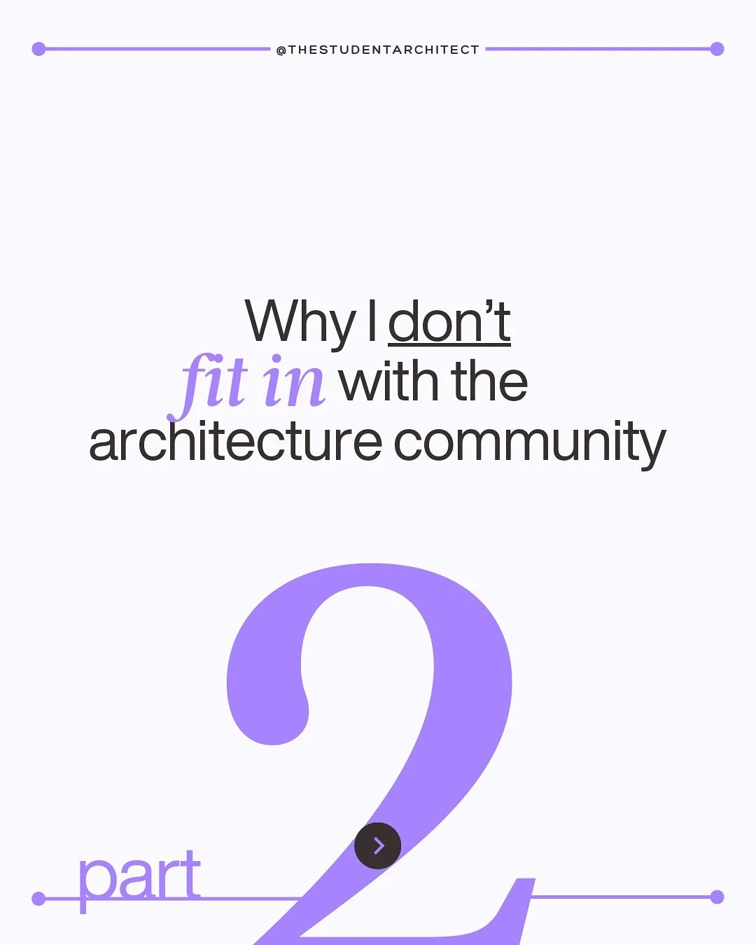 This one is really scary to share&hellip;
(but that&rsquo;s kind of the point of this series).

I&rsquo;ve spent years feeling like my personality doesn&rsquo;t fit in the architecture world.

Whenever I shared something playful or personal &mdash; a