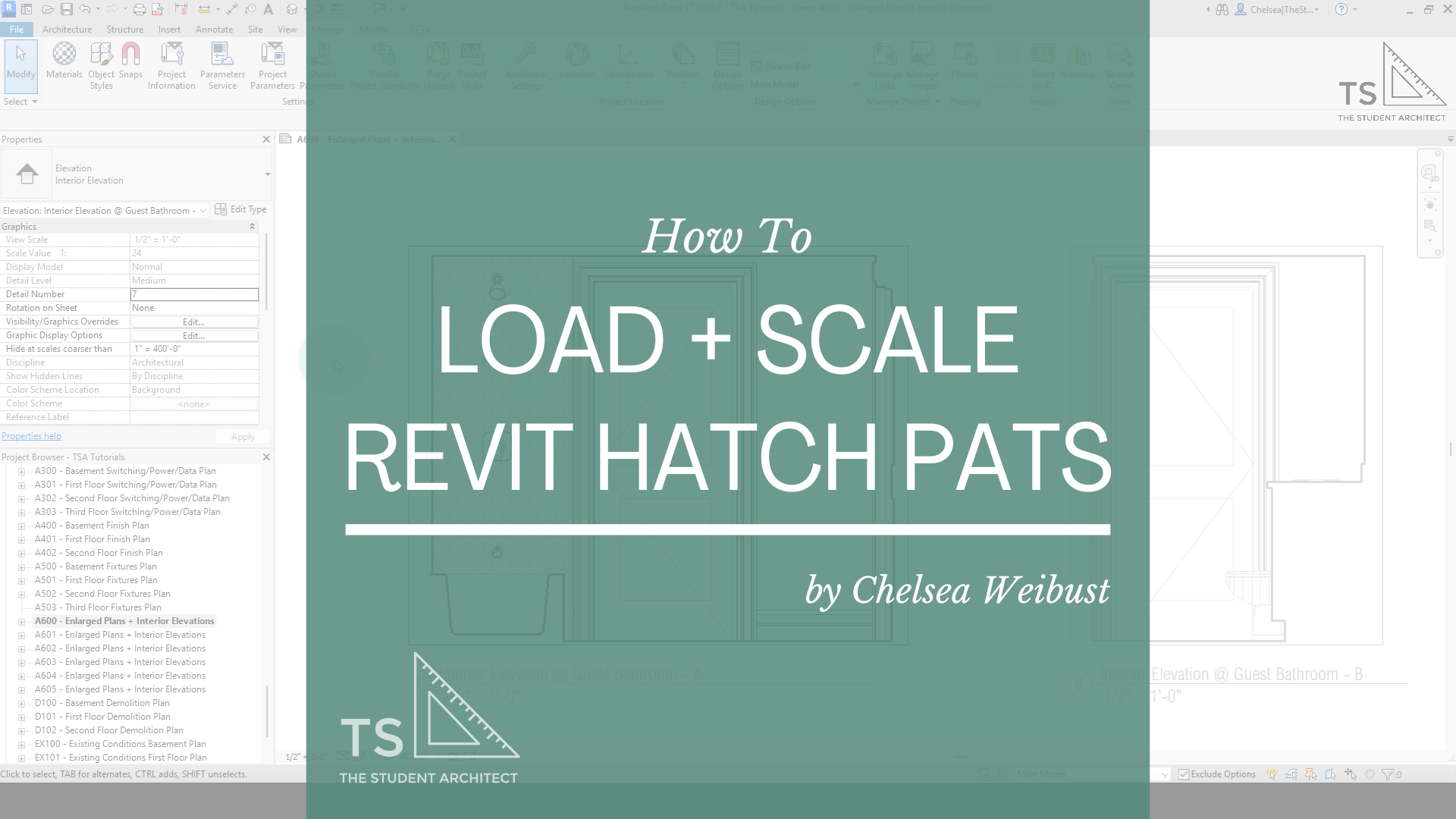 How to Load and Scale Hatch Patterns in Revit — THE STUDENT ARCHITECT