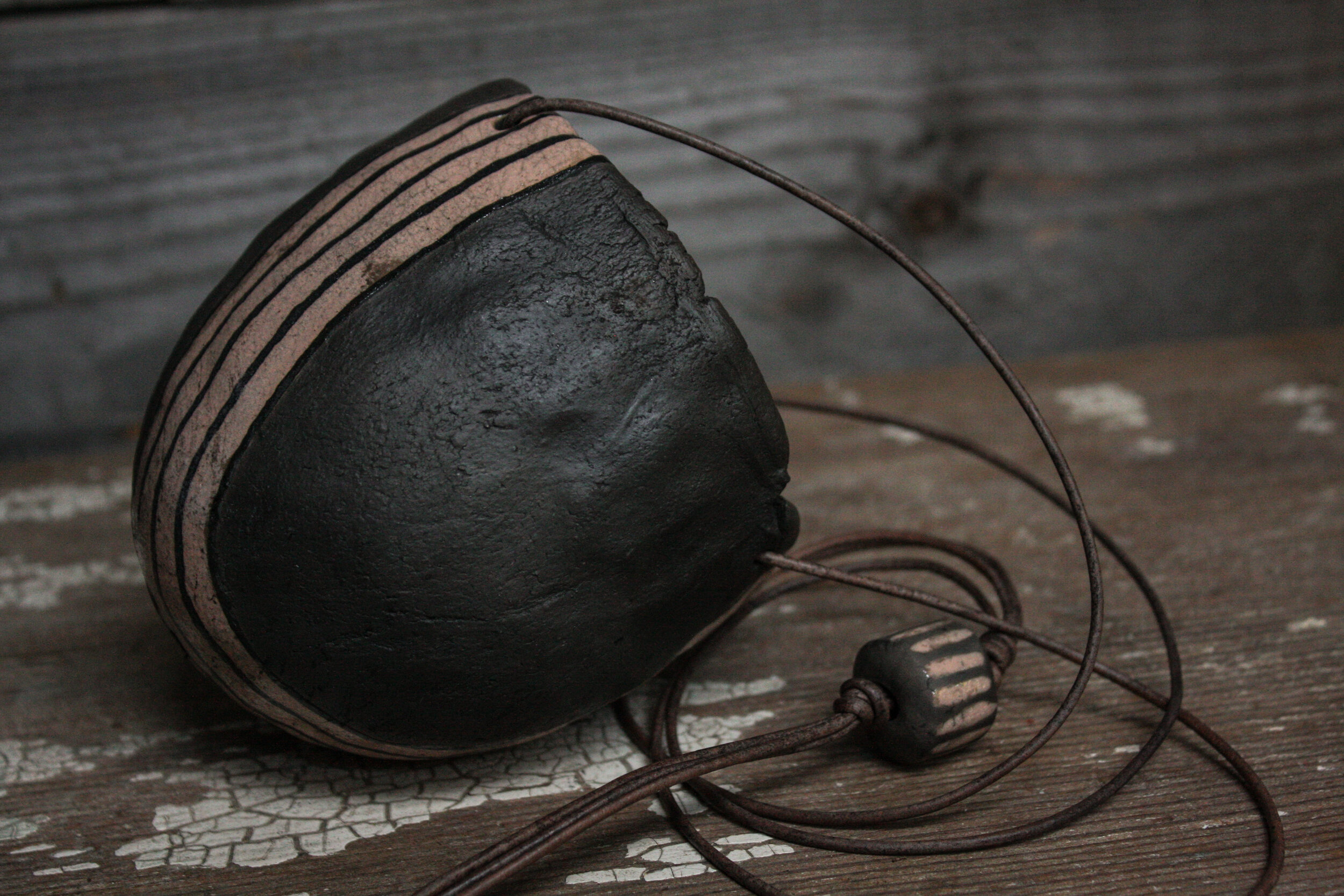 Raku Hanging Planter 