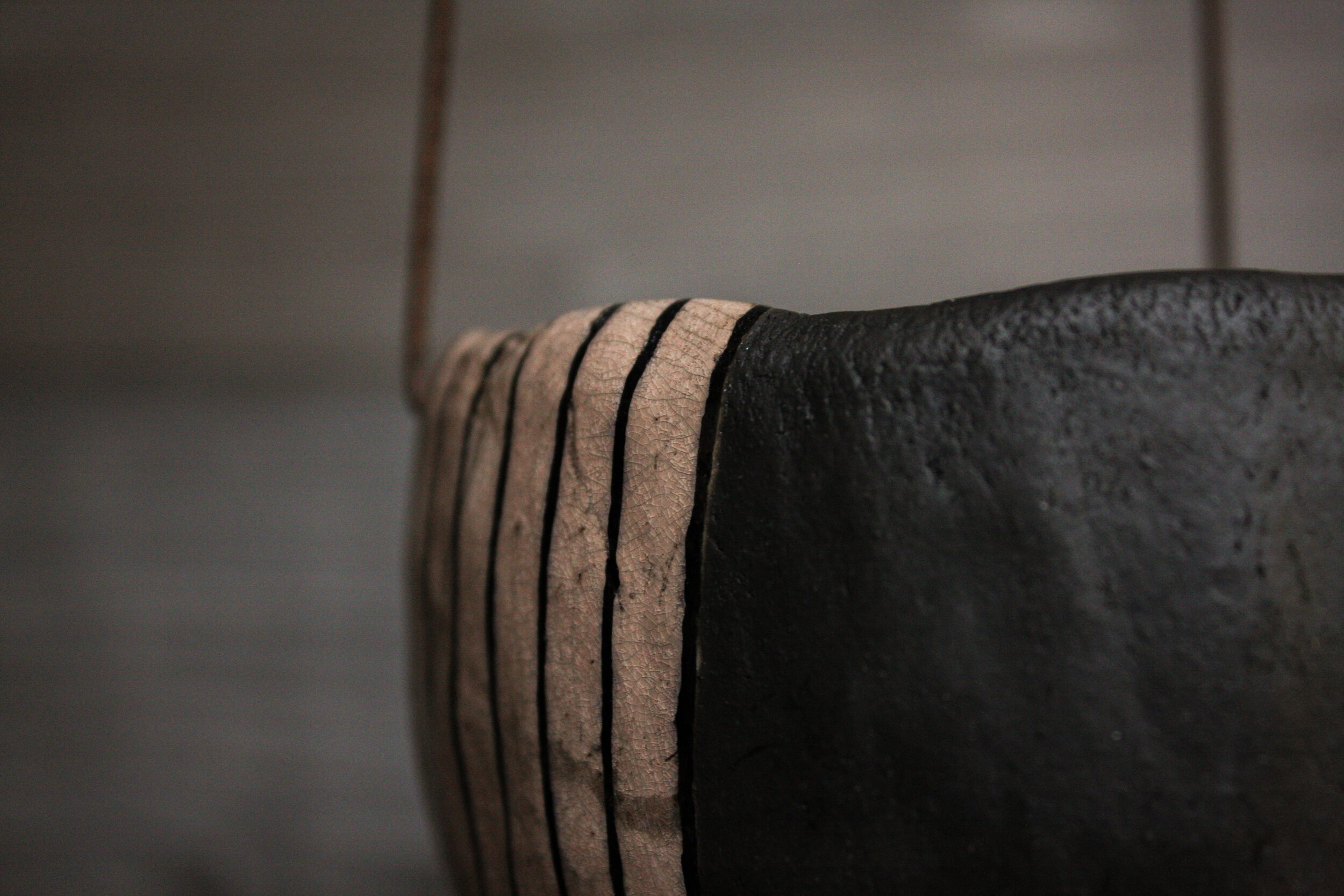 Raku Hanging Planter