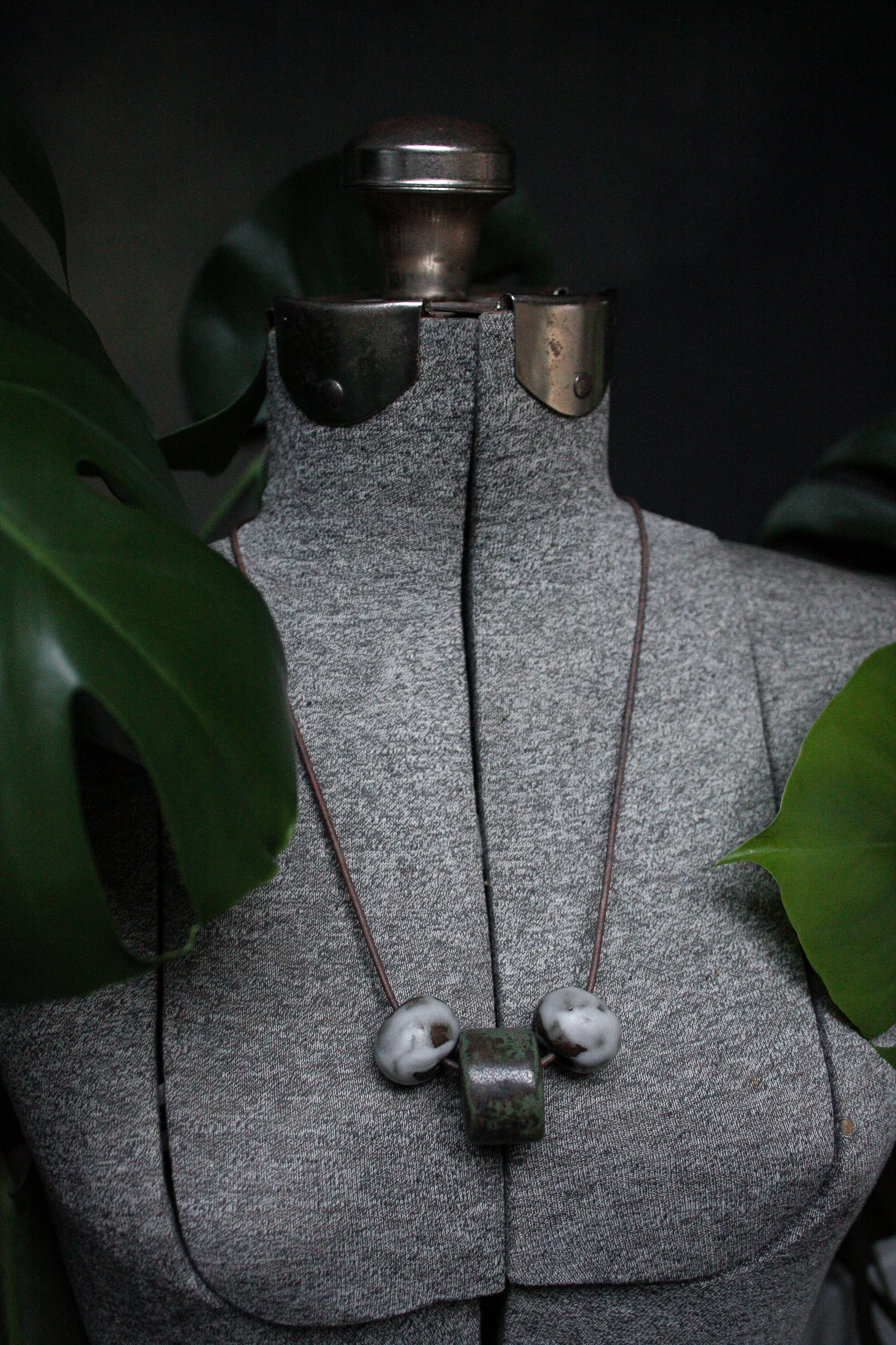 Ceramic Bead Necklace 