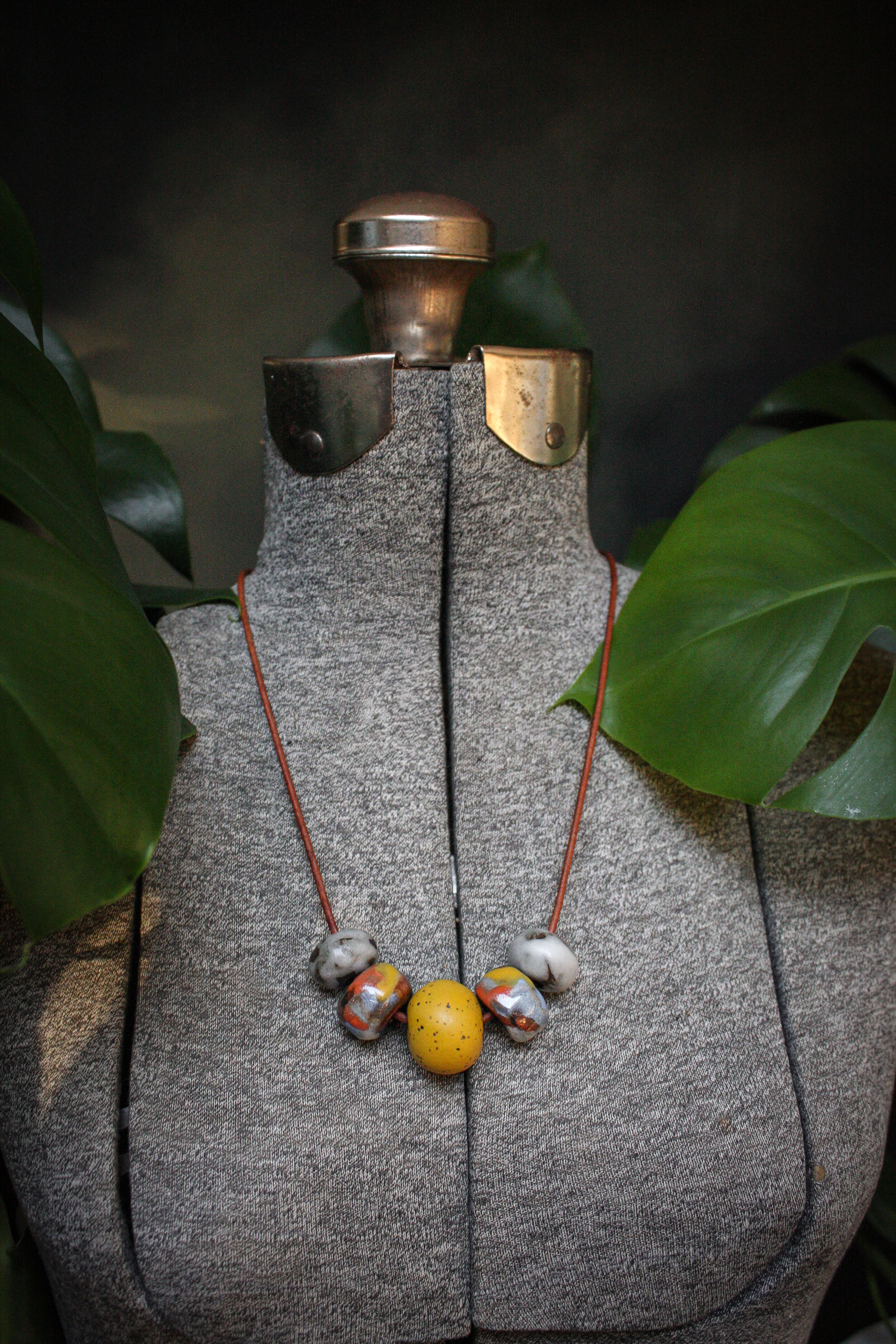 Ceramic Bead Necklace