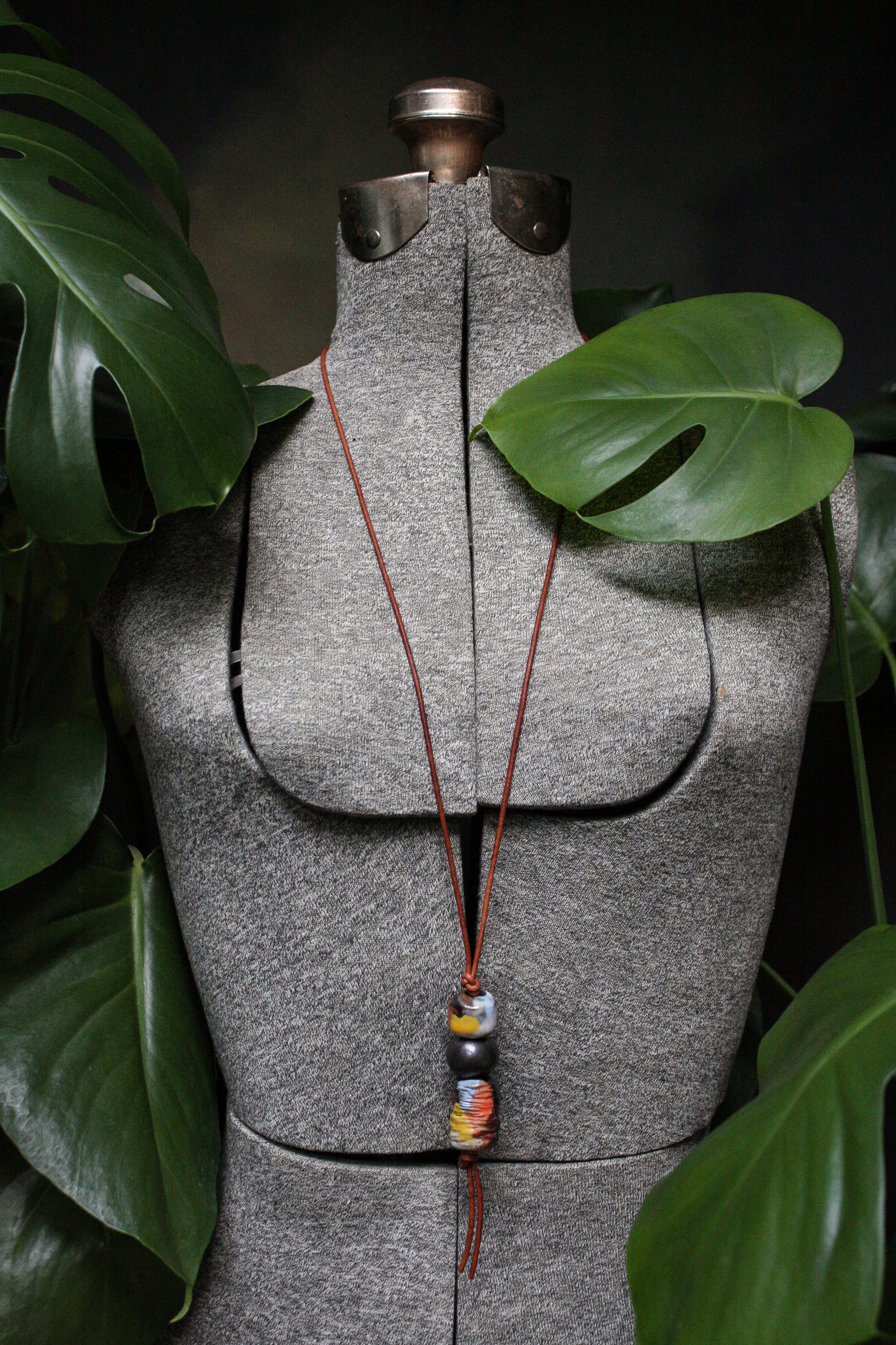 Ceramic Bead Necklace