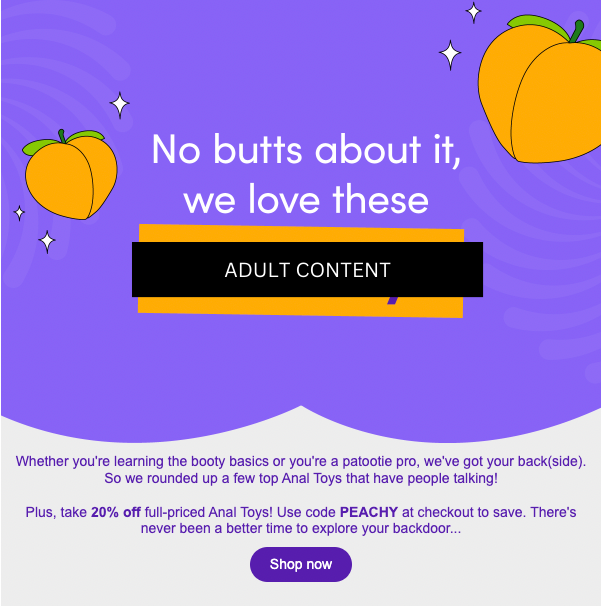 Marketing Emails | Adult Toys