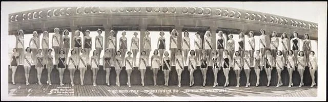 The Miss America contestants of 1953