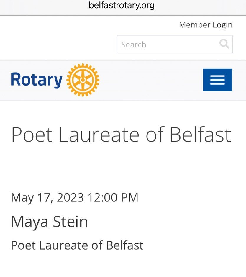 Things I never imagined doing, but here they are! Delighted and honored to be introducing myself to @belfastrotaryclub for today&rsquo;s luncheon meeting!