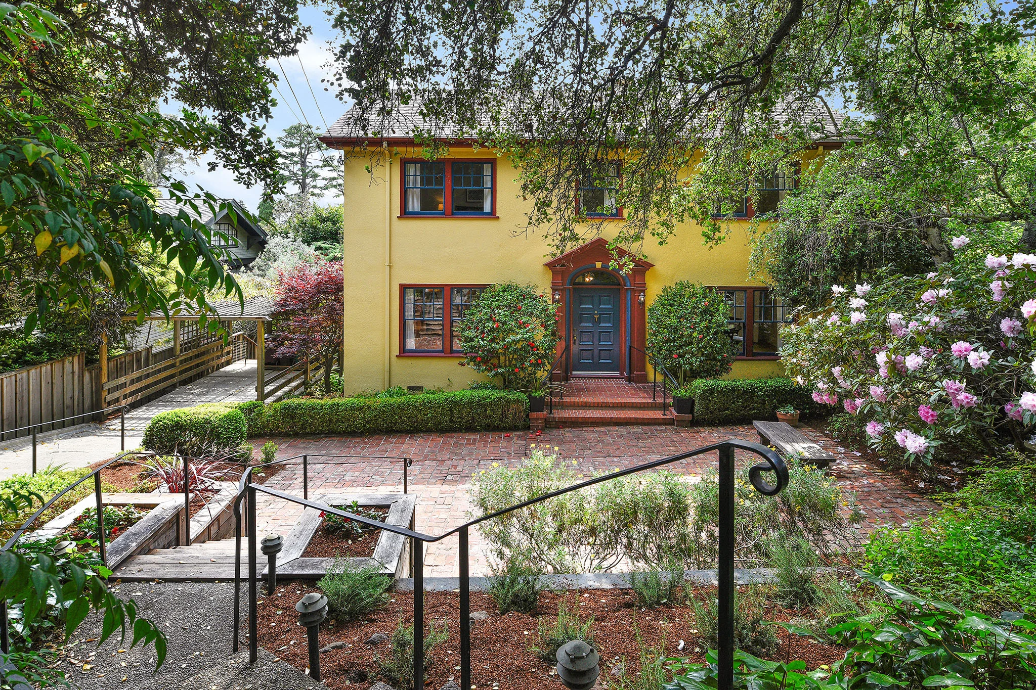 1034 Shattuck Avenue is an outstanding example of how to marry old-world Craftsman charm with modern-day amenities and technology. This home went through extensive renovations to replace the foundation and all major systems, as well as add creature comforts such as brand new kitchen and bathrooms, a family room, wine room, and 3 levels of decks. High-end finishes include Motawi and Rookwood tile throughout, antique period light fixtures, oak flooring with walnut inlay, and a glass Nanawall making indoor-outdoor living easy and beautiful. Green features were also a priority, witnessed by the addition of solar panels, a grey-water system, rain catchment barrels, a plug for an electric car charging station, new roof with a thermal layer, native plants, and so much more. 1034 Shattuck Avenue is a home with unparalleled attention to detail, which is felt throughout the property!