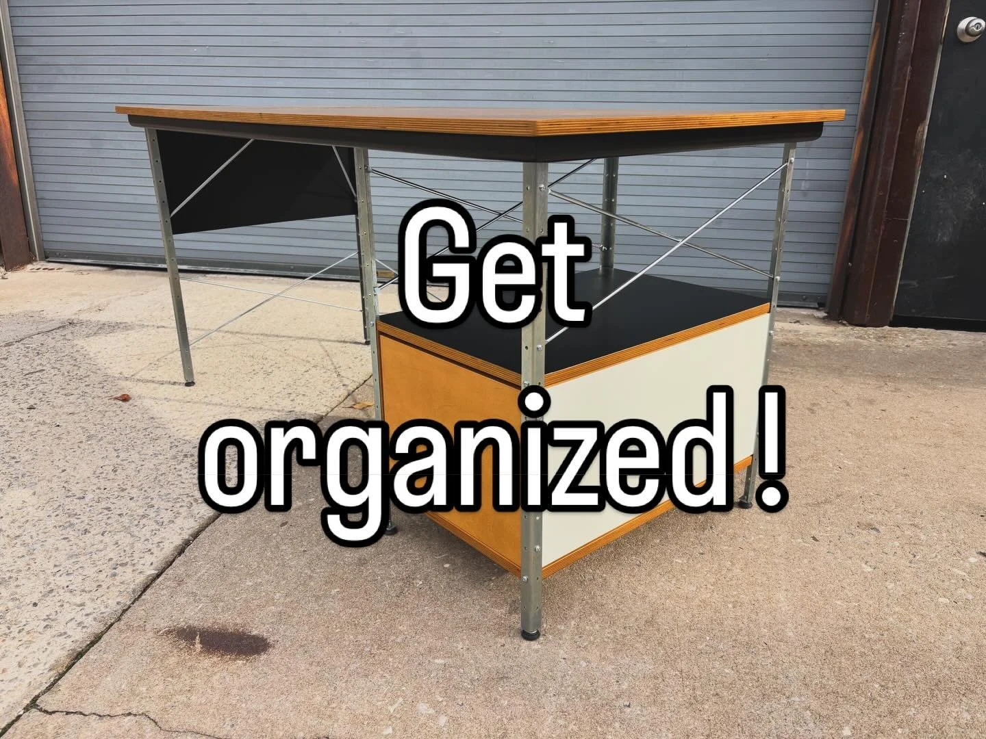 Eames for Herman Miller Desk! #modemodernephilly #eames #eamesforsale #openthisweekend&hearts;️