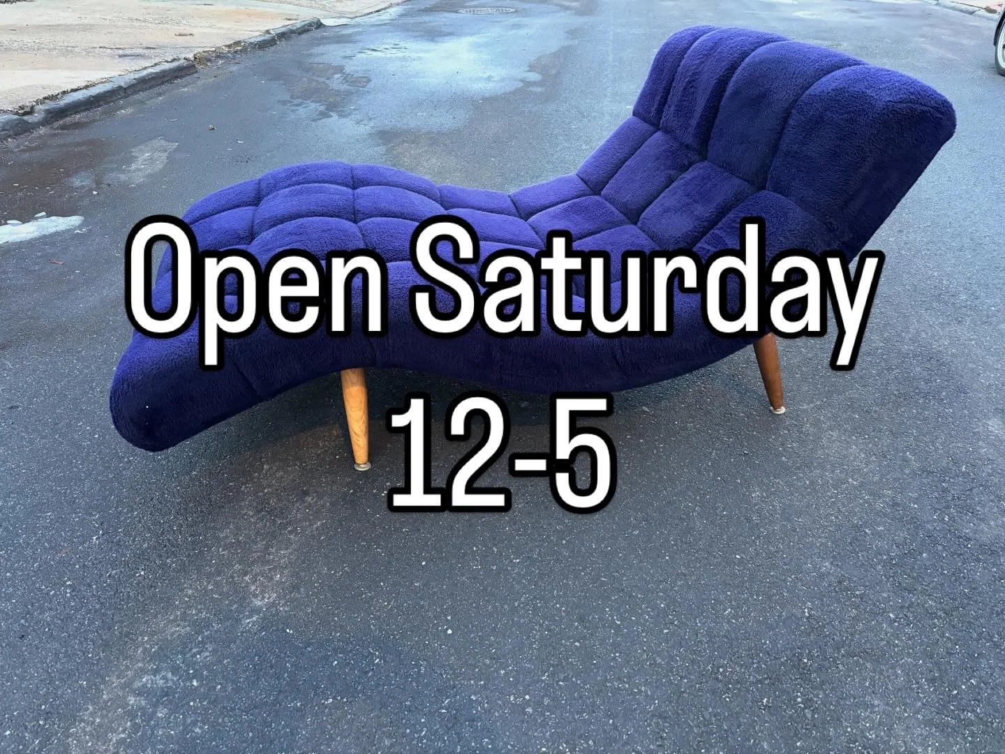 We are open this Saturday December20th 12-5