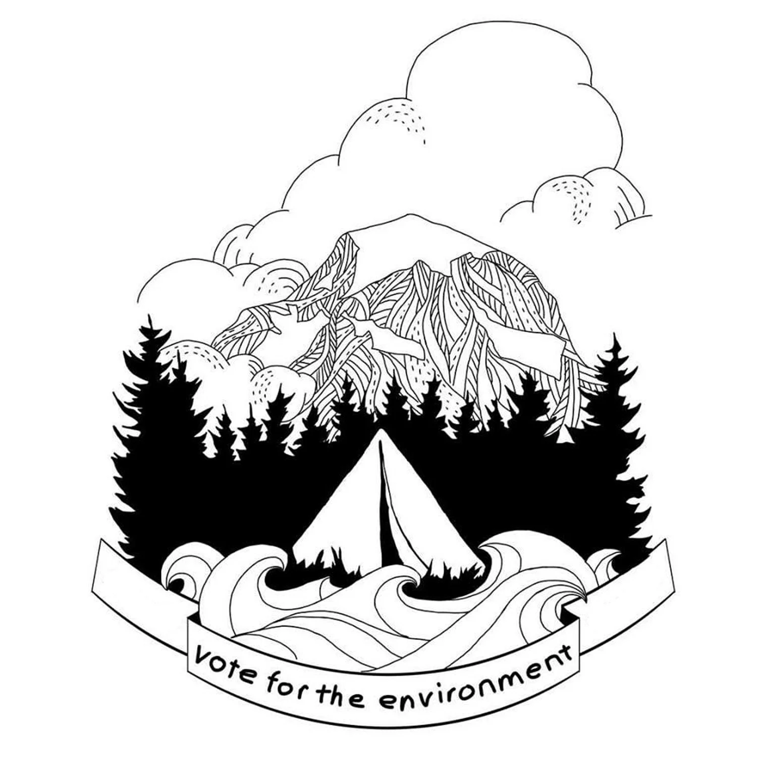 Vote for the Environment Sticker